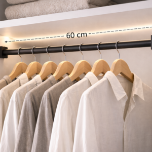 Barra de Colgar 60 cm - Acero negro