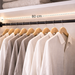 Barra de Colgar 80 cm - Acero negro