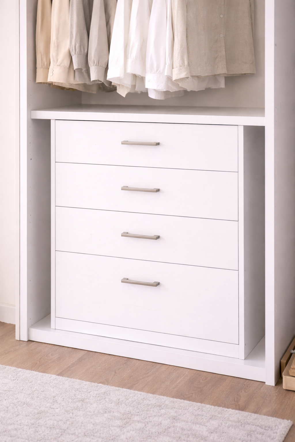 Cajonera Interior 4 Cajones (60 cm) - Blanco