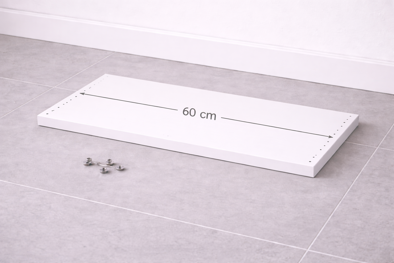 Estante Regulable 60 cm - Blanco