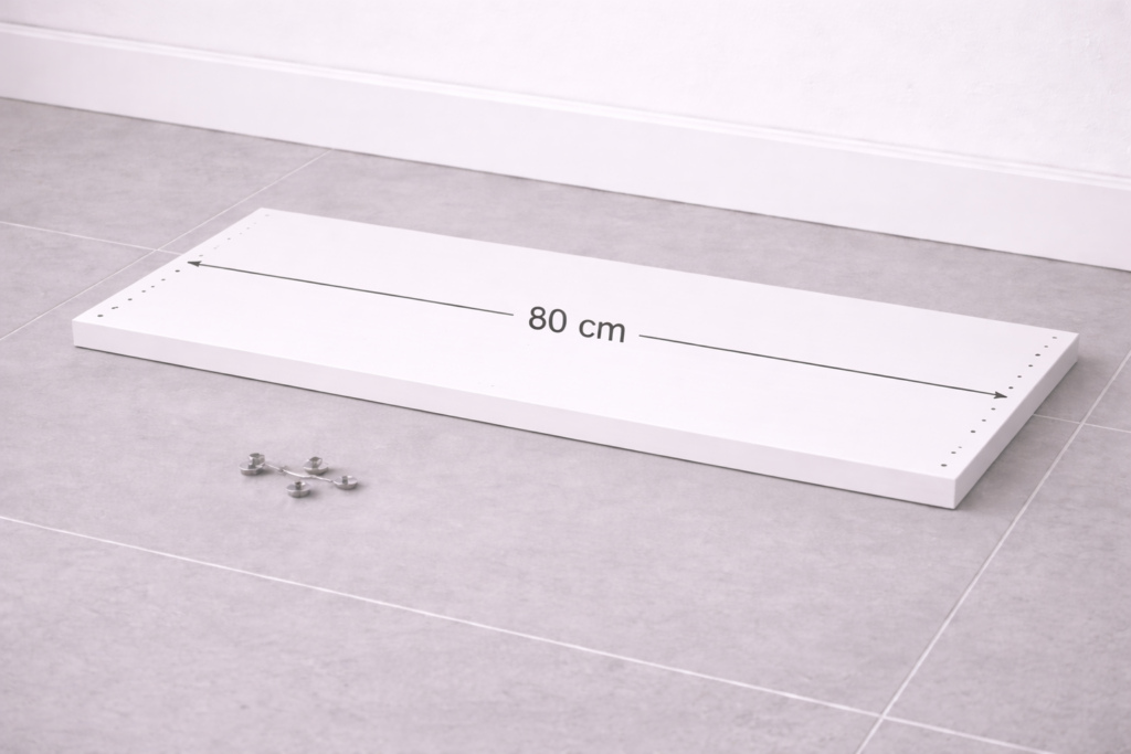 Estante Regulable 80 cm - Blanco