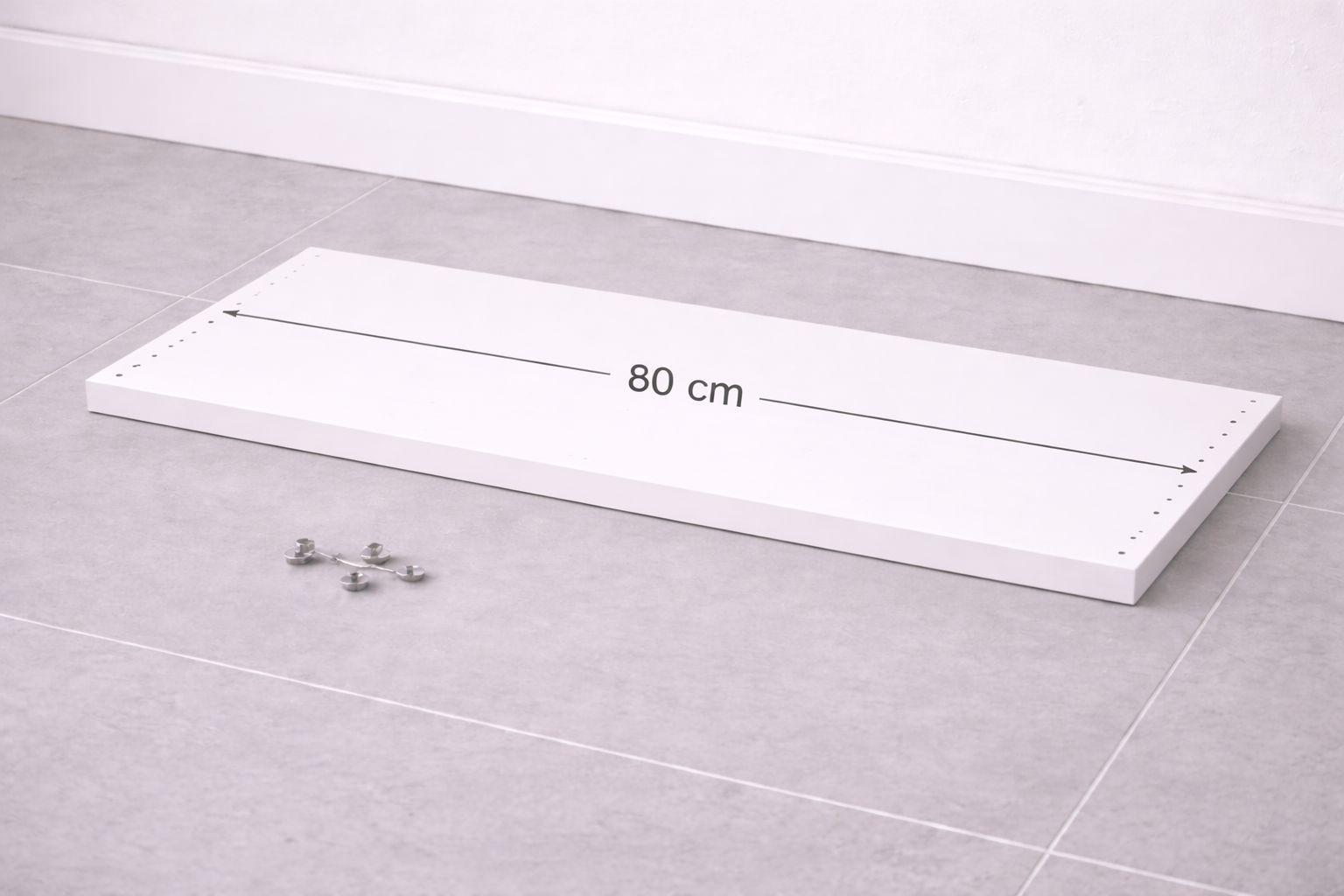 Estante Regulable 80 cm - Blanco