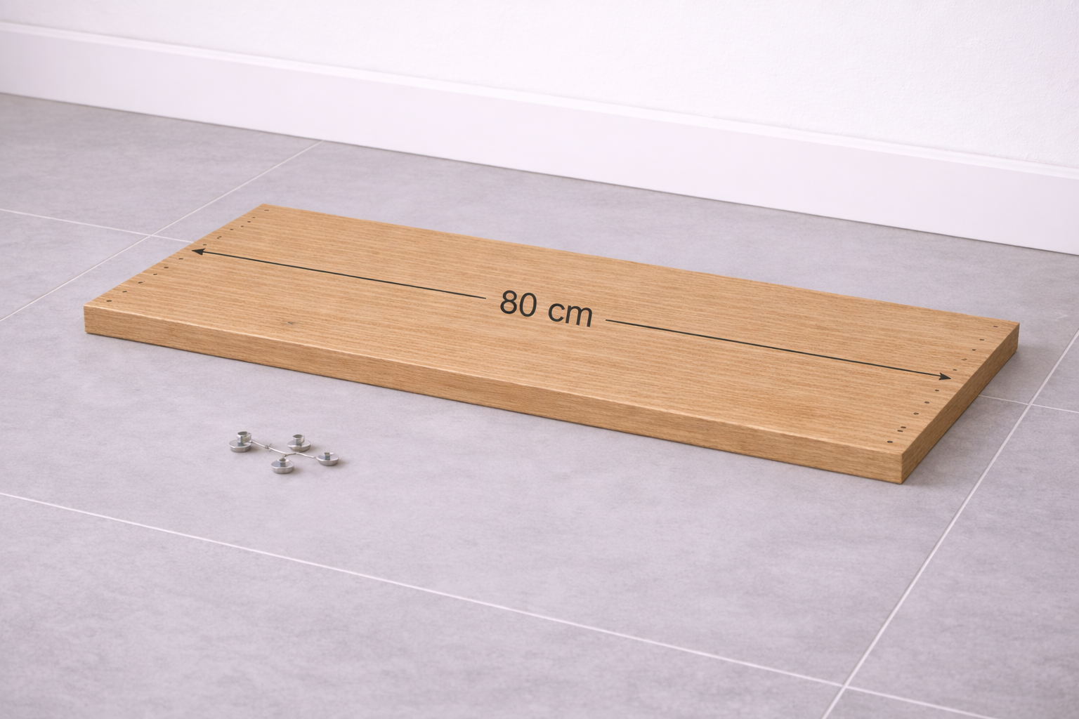 Estante Regulable 80 cm - Roble