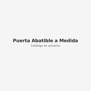 Puerta Abatible a Medida